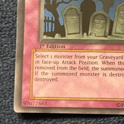 Vintage Yu-Gi-Oh! TCG Call of the Haunted PSV-012 1st Edition - Image 5