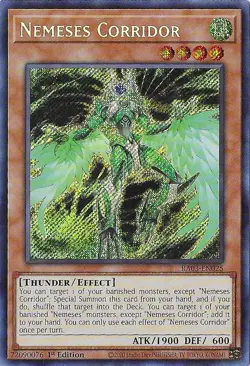 Yu-Gi-Oh! Nemeses Corridor (Secret Rare) Secret Rare Quarter Century Bonanza RA0 - Image 1