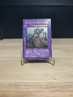 Yu-Gi-Oh! Elemental Hero Grand Neos 1st Edition STON-EN035 Ultimate VLP-NM - Image 1