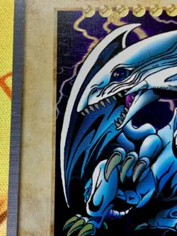 Blue-Eyes White Dragon Yugioh Bandai No.9 Holo Japanese 1998 Japanese #2353 - Image 5