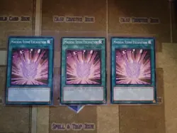 YUGIOH 3X MAGICAL STONE EXCAVATION COMMON 1ST/UNLIMITED NM (LEHD,SDDC) - Image 1