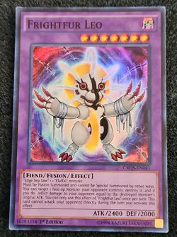 Yu-Gi-Oh! Frightfur Leo CROS-EN041 Super Rare 1st Ed LP - Image 1