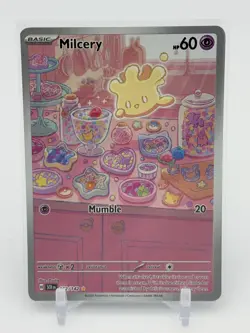Milcery - 152/142 - Illustration Rare - Stellar Crown - Pokemon Card - NM/M - Image 1