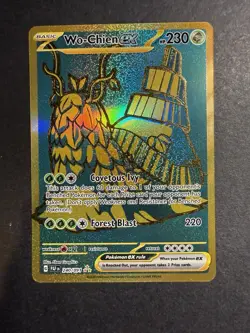 Pokemon TCG Wo-Chien EX Scarlet & Violet Paldean Fates Hyper Rare Card 240/091 - Image 1