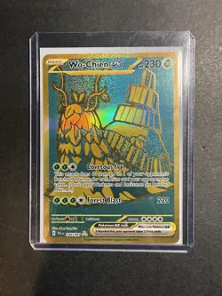 Pokemon TCG Wo-Chien EX Scarlet & Violet Paldean Fates Hyper Rare Card 240/091 - Image 3