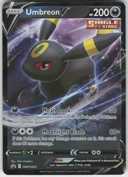 Pokemon Umbreon V - SWSH203 SWSH: Sword & Shield Promo Cards Promo NM - Image 1