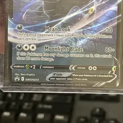Umbreon V SWSH203 Holo Ultra Rare Pokemon Card BSP Promo SWSH PTCG NM - Image 3