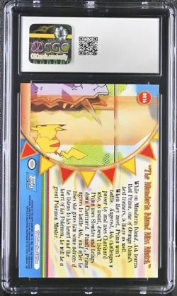 CGC 10 The Mandarin Island Miss Match 2000 Series 3 Topps OR16 Pokemon Card - Image 2