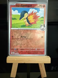 ETHAN’S CYNDAQUIL - 32/182 Destined Rivals - Reverse Holo - Pokemon TCG Card - Image 1