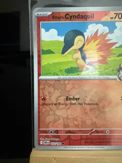 ETHAN’S CYNDAQUIL - 32/182 Destined Rivals - Reverse Holo - Pokemon TCG Card - Image 2