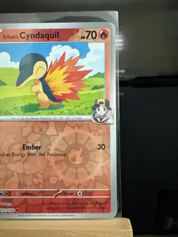 ETHAN’S CYNDAQUIL - 32/182 Destined Rivals - Reverse Holo - Pokemon TCG Card - Image 3