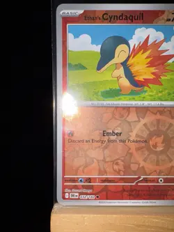 ETHAN’S CYNDAQUIL - 32/182 Destined Rivals - Reverse Holo - Pokemon TCG Card - Image 5