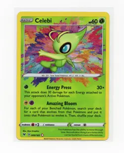 Pokemon Card TCG - Celebi 009/185 Amazing Rare Vivid Voltage Near Mint - Image 1