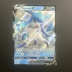 Glaceon V SWSH196 Sword & Shield Promo Pokemon Card - Image 1