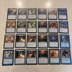 Magic the Gathering MTG Blue Counter Spells Lot 24 Cards Mana Leak Spell Pierce - Image 1