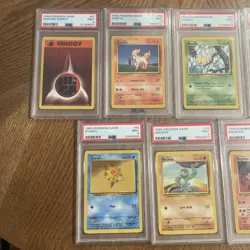 1999 Pokemon Game Base Set PSA 9 Graded Cards - Lot of 7 - Image 2