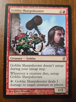 MTG Goblin Sharpshooter (111/356) Card - Magic the Gathering Commander 2013 - LP - Image 1