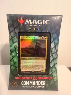 Magic the Gathering - Dungeons and Dragons Commander Aura of Courage NIB - Image 1