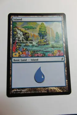 MTG Island (287) x1- -Lorwyn-Lightly Played - Image 1