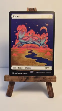 MTG Secret Lair Drop Plains 390 The Astrology Lands: Cancer NM - Image 1