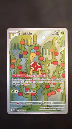 Pokemon TCG Shuckle 136/132 Mega Evolution Full Art IR Illustration Rare English - Image 1