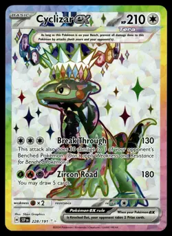 2024 Scarlet & Violet Series - Surging Sparks Cyclizar ex Ultra Rare #228 - Image 1