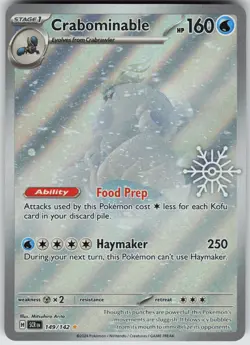 Pokemon Crabominable - (Holiday Calendar) 149/142 Miscellaneous Cards & Products - Image 1