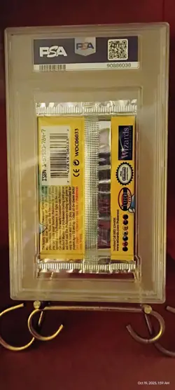 1999 Pokemon PSA 10 Blastoise Foil Base Set Booster Pack Sealed THIN FONT - Image 4