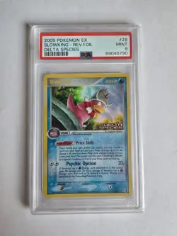 Slowking 28/113 Delta Species Reverse Holo 2005 Pokemon EX PSA 9 MINT - Image 1