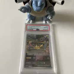 2023 Pokemon English 151 Pikachu Full Art Illustration Rare #173/165 Psa 10 - Image 1
