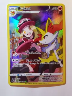 Braixen TG01/TG30 SWSH Silver Tempest Trainer Gallery Holo Pokemon 2022 MINT/NM - Image 1