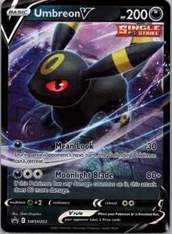 Pokemon TCG Umbreon V SWSH203 SWSH Black Star Promos NM - Image 1