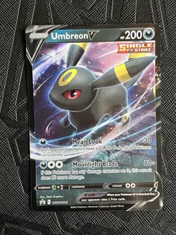 Pokemon TCG Umbreon V SWSH203 Sword & Shield Black Star Promo (English) - NM - Image 3
