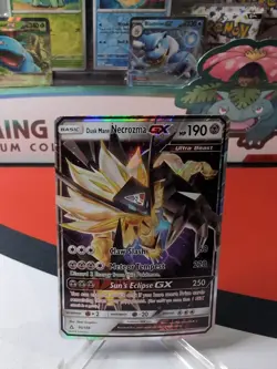 Pokemon TCG Dusk Mane Necrozma GX 90/156 Ultra Prism Ultra Rare NM - Image 1