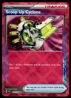 Pokemon TCG Twilight Masquerade #162/167 Scoop Up Cyclone NM - Image 1