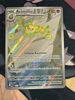 Reuniclus 212 SVP Pokemon Scarlet & Violet Black Bolt Tech Sticker Promo - Image 1