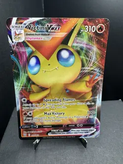 Pokemon TCG SWSH Battle Styles Victini VMAX 022/163 Ultra Rare Holo NM! - Image 1