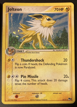 Pokemon TCG Vaporeon, Jolteon, & Flareon POP Series Promos 3 Holo Rare LP-NM - Image 3
