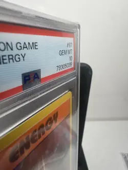 #97 FIGHTING ENERGY PSA 10 GEM MINT BASE SET POKEMON GAME - Image 4