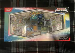 Pokemon Prismatic Evolutions Lucario ex & Tyranitar ex premium collection - Image 1