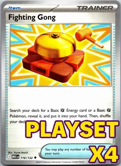 Fighting Gong Playset (x4) Pokemon TCG - Image 1