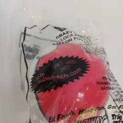 Vintage 2005 The Rare Subway Promo Pokemon Pokeball Red White Plastic Sealed - Image 5