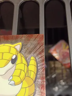 2000 Topps Chrome Series 1 Pokemon Sandshrew #27 Holo Foil - Image 4