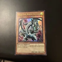 Blue-Eyes White Dragon (Version 1) LCKC-EN001 Yu-Gi-Oh Legendary Collection... - Image 1
