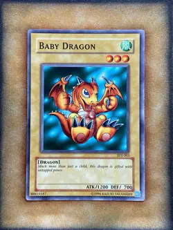 Yugioh Baby Dragon SDJ-003 Common NM - Image 1