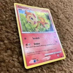 Chimchar LV8 DP02 Black Star Promo Holo Foil Pokemon Card TCG 2007 HP/DMG - Image 4