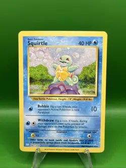 x1 Squirtle 001/034 Holo Classic Collection CLB Promo 2023 Pokemon Card - Image 1