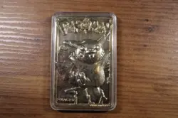 Pikachu #25 Gold-Plated Pokemon Card (1999 Nintendo) in Case - No COA/Box - Image 1