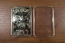 Pikachu #25 Gold-Plated Pokemon Card (1999 Nintendo) in Case - No COA/Box - Image 3