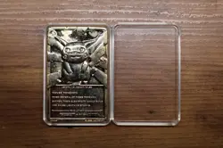 Pikachu #25 Gold-Plated Pokemon Card (1999 Nintendo) in Case - No COA/Box - Image 4